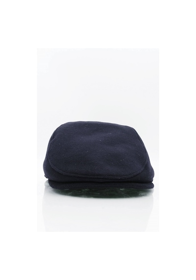 Külah Erkek Şapka Lacivert Kışlık Trend Flat Cap Yün Kasket-Lacivert-Standart
