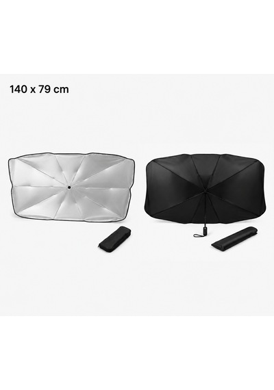 Selex Katlanabilir Şemsiye Araç Ön Cam Güneşliği Oto Güneş Koruması 140x79 Cm 140 X 79 Cm