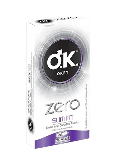 Okey Zero Slim Fit Prezervatif 10'lu