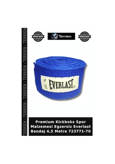Delux Serisi Ring Ekipmanı Antrenman Sargısı Muay Thai Everlast Bandaj 4,5 Metre 723771-70 Diğer