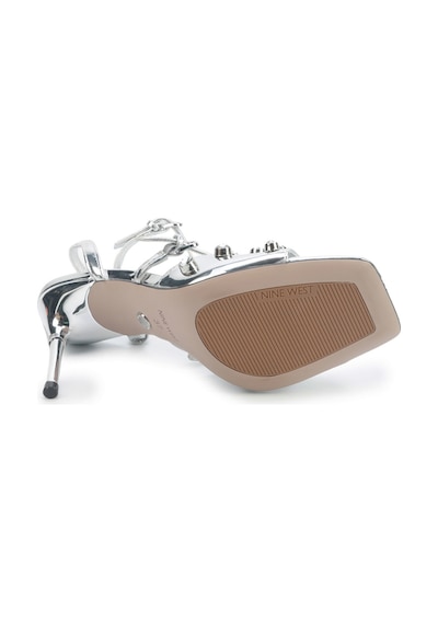Nine West Irene2 5pr Gümüş Kadın Topuklu Sandalet 000000000102012040 Gümüş