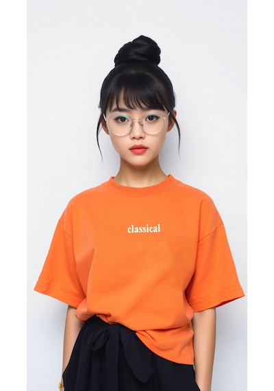 Uyguntarz Classical Baskılı Oversize Tshirt N/a