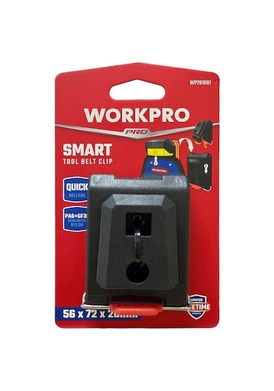 Workpro Wp281081 Smart Clip Bel Tipi Alet Çantası Hızlı Tak-çıkar Kemer Klipsi