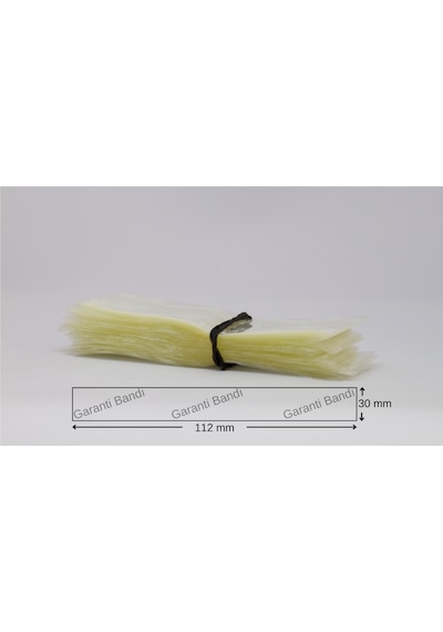 Standart Kavanoz Güvenlik Emniyet Bandı 100 Adet 66-70 MM Ağız Çapına Uygun 112 x 30 MM Baskılı