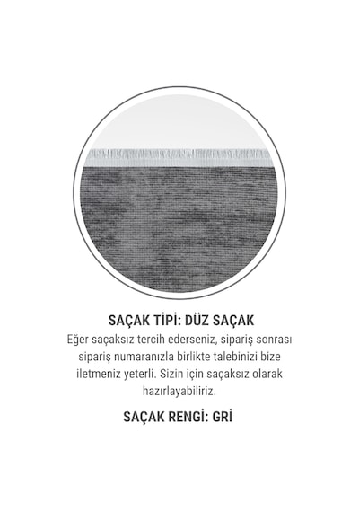 Azra Antrasit Kaymaz Taban Halı – Salon, Çocuk Odası ve Mutfak için Yıkanabilir, Yumuşak Kilim