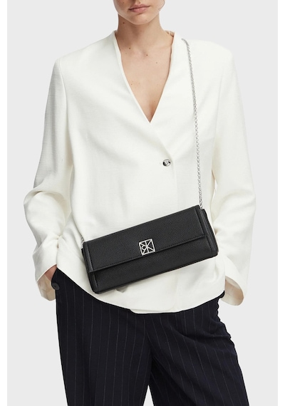 Calvin Klein Logolu Zincir Askılı Çanta Lv04f3740gub1 Bayan Çanta Lv04f3740g Ub1 Siyah