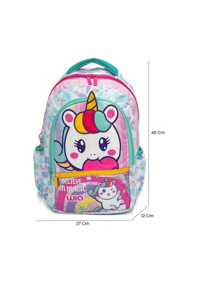 Wia Unicorn Kız Çocuk İlkokul Çantası Turkuaz