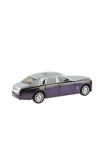 Die-cast Model 1:20 Ölçek Süper Lüx Araba Metal Işıklı 26cm Mor