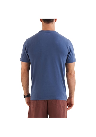 Columbia Csc Basic Slogo Brushed Erkek Kısa Kollu Tişört-4102 Dağ Mavisi