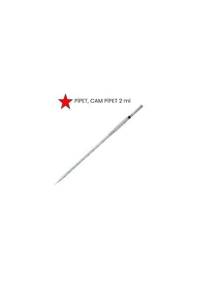 Pipet, 2ml Dereceli Pipet, 2 Ml Pipet Cam Dereceli Pipet