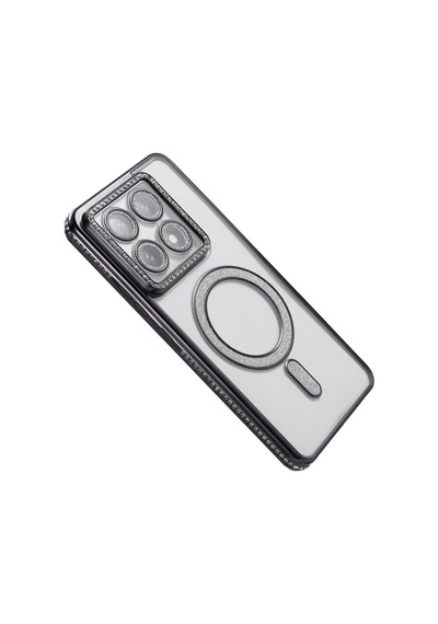 Xiaomi Mi 14t Pro Joke Simli Magneticsafe Kılıf - Siyah 0.2M-Çok Renkli