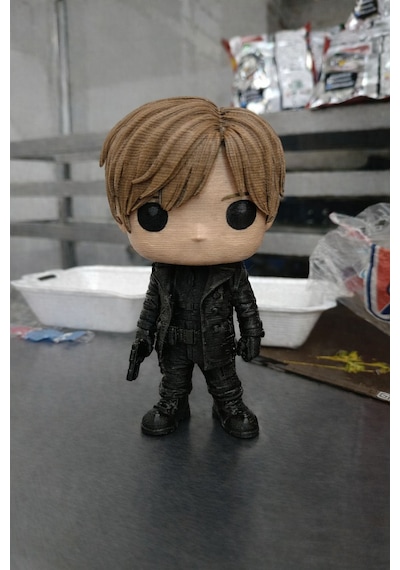Resident Evil Leon S Kennedy Funko Pop Tarzı Koleksiyonluk Chibi Figür 10 Cm