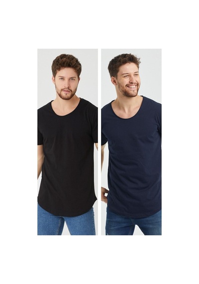 Cool Tarz Siyah-lacivert Erkek Regular/normal Kesim Pis Yaka Kısa Kollu T-shirt Siyah-lacivert Siyah-lacivert Cool Tarz Siyah-lacivert Erkek Regular/normal Kesim Pis Yaka Kısa Kollu T-shirt Siyah-lacivert Siyah-lacivert