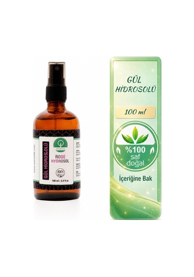 % 100 Saf Doğal Gül Hidrosolü 100 Ml Gül Suyu