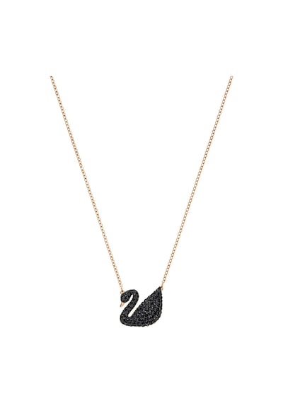 5204134 Swarovski Kolye Iconic Swan:Pendant Jet/Ros