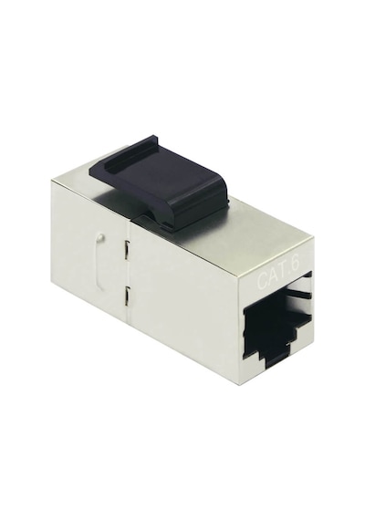 Cat6 Metal Keystone Jack RJ45 Kablo Birleştirici Dişi Dişi Uzatma