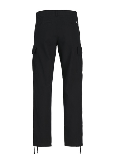 Jack & Jones Erkek Pamuklu Kargo Pantolon - Kane - 12258150 Siyah
