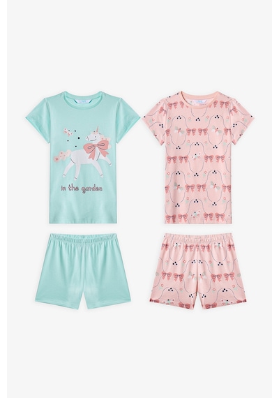 Penti  Mint Yeşili Kız Çocuk in The Garden Pamuklu 2'li Pijama Takımı