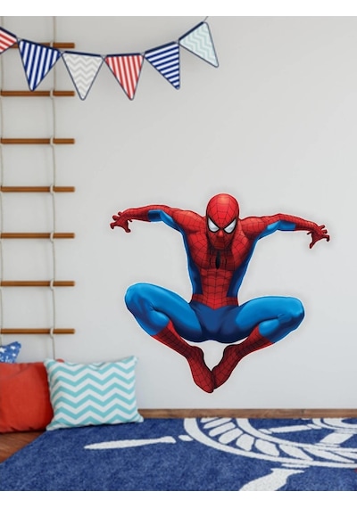 MSticker Spiderman-Uçan2 Örümcek Adam Çocuk Odası Duvar Sticker