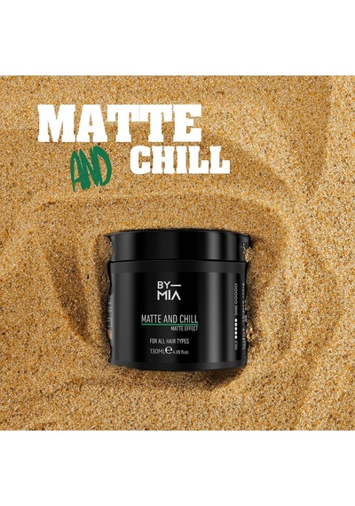Matte And Chill Ultra Doğal Mat Görünüm Süper Yüksek Tutuş Erkekler Ve Kadınlar İçin Saç Vaksı 130 Ml