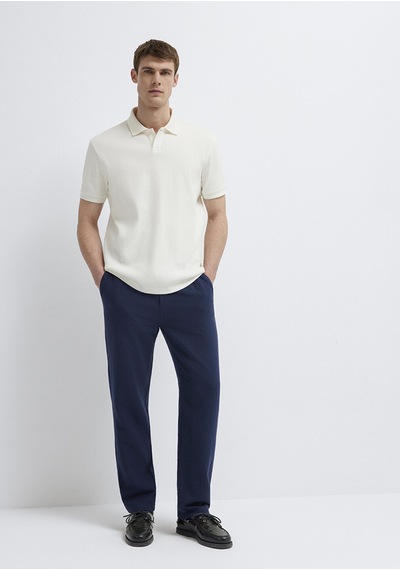 Mavi - Beli Lastikli Lacivert Pantolon 0010596-70490