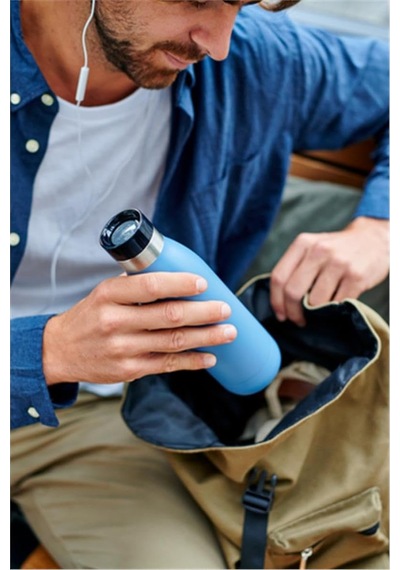 Bluedrop, İçecek Şişesi, Mavi, 500 Ml Çok Renkli