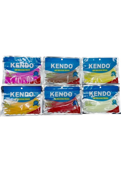 Kendo 10 Cm Worm Kokulu Lrf Silikonu