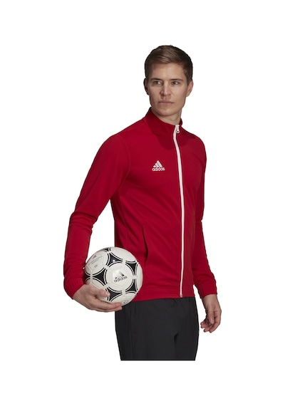Adidas Ent22 Tk Jkt Erkek Futbol Antrenman Ceketi H57537 Kırmızı 001