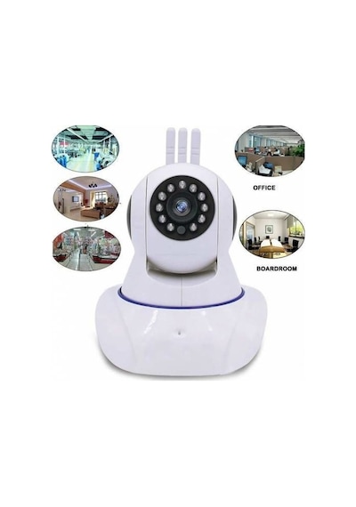 Gece Görüşlü HD 360 Derece WIFI İp Kamera Güvenlik Kamera 32 GB