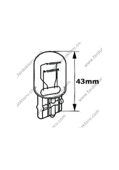 Fardoktoru T20 Turuncu Çift Duy Naturel Amber Oto Ampul Photon Ph5523Na