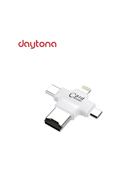 Daytona Hc05 Type-C Lightning Usb-A Microsd Tf Kart Okuyucu