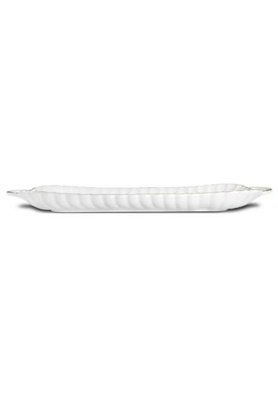 Elta Collection Carmen Dikdörtgen Tepsi 42 16 4 Cm Beyaz
