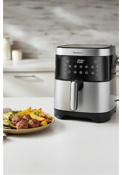 Homend Airfryday Inox 2512H XXXL Dokunmatik Ekran 10 Programlı