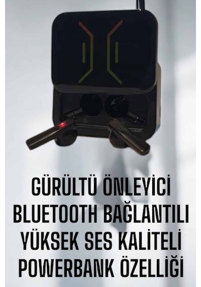 Powerbankli - 101 - Bluetooth Kulaklık Yüksek Ses - Glblseme - Kaliteli Kablosuz