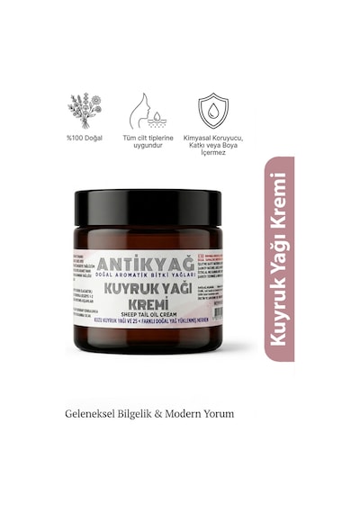 Antikyağ Kuyruk Yağı Kremi 100  ML