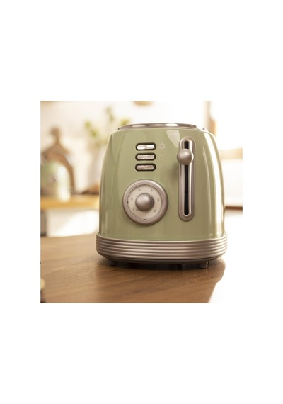 Cecotec Toast Taste 800 Vintage Light Green Retro 850 W Ekmek Kızartma Makinesi
