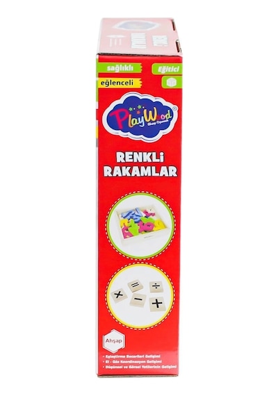 Ony-401 Ahşap Renkli Rakamlar 26 Parça -onyıl Oyuncak