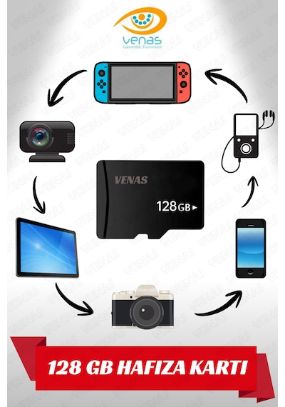 Ultra 128 Gb Uhs-3 Class 10 A++ Kalite 128g- Micro Sd Kart 128 Gb Hafıza Kartı