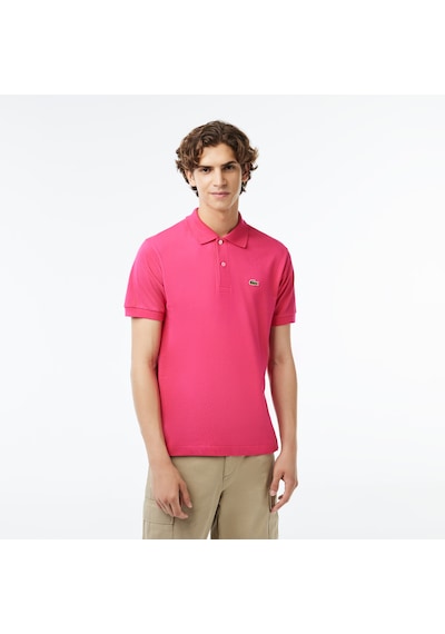 Lacoste Erkek Klasik Pike Kumaş Polo T-shirt Fuşya