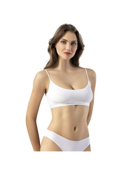 İkikareshop Kota Bayan Kaşkorse İp Askılı Pedli Büstiyer Çok Renkli İkikareshop Kota Bayan Kaşkorse İp Askılı Pedli Büstiyer Çok Renkli