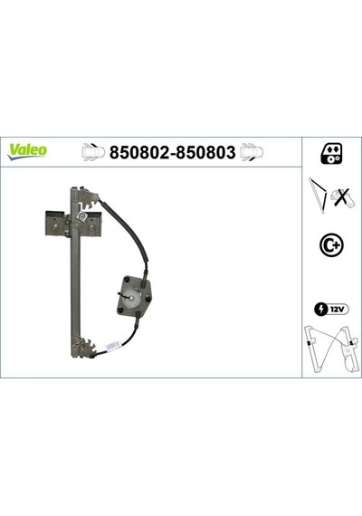 Wisco 6y0839461-wısco Cam Krıkosu Arka Sol Sacsız Skoda Fabıa 99 Oem 6y0839461a