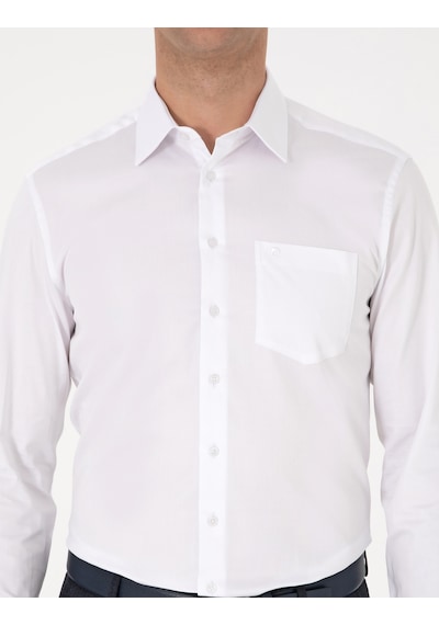 Pierre Cardin Erkek Beyaz Gömlek Basic 50313177-vr013 Beyaz