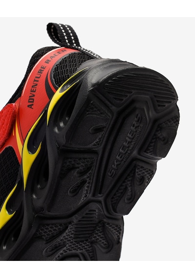 Skechers Thermo-flash - Wheel Buddies Küçük Erkek Çocuk Kırmızı Işıklı Spor Ayakkabı 402306n Rdbk Kırmızı
