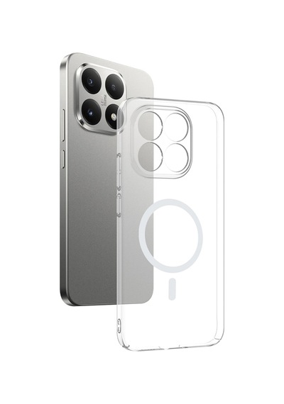 Xiaomi 15t Kılıf Magsafe Özellikli Şık Sert Ve İnce London Premium Pc Kapak Renksiz