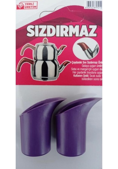 Çaydanlık Sızdırmasını Önleyici Aparat Mavi Sızdırmatik 2 Paket Plastik Çok Renkli Diğer