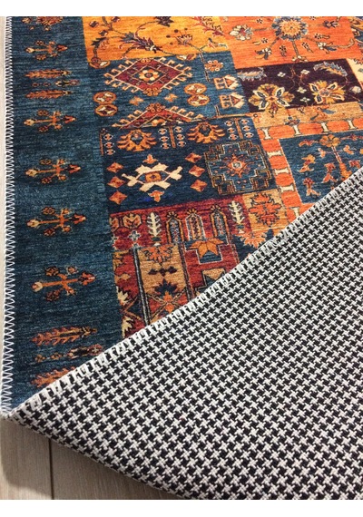 Tuğra Etnik Desenli Alt Kısmı Dokuma Kilim 160x230