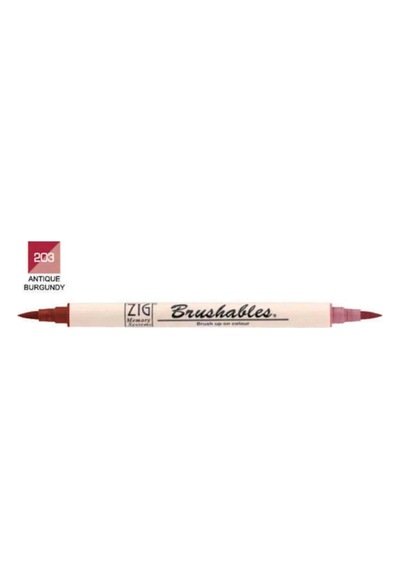 Zig Brushables 2 Renk Tonu Fırça Uçlu Marker Kalem 203 Antique Bu