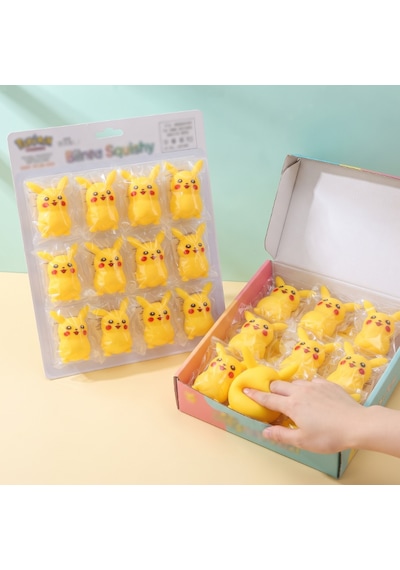 Pikaçu Squishy - 12'li Paket - Yumuşak Oyuncak