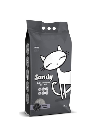 Aktif Karbonlu Topaklanan Kedi Kumu 10kg