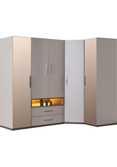 Genç Odası - 5 Kapaklı Aynalı Dolap, Karyola, Komodin, Çalışma Masası, Kitaplık Beyaz Genç Odası - 5 Kapaklı Aynalı Dolap, Karyola, Komodin, Çalışma Masası, Kitaplık Beyaz